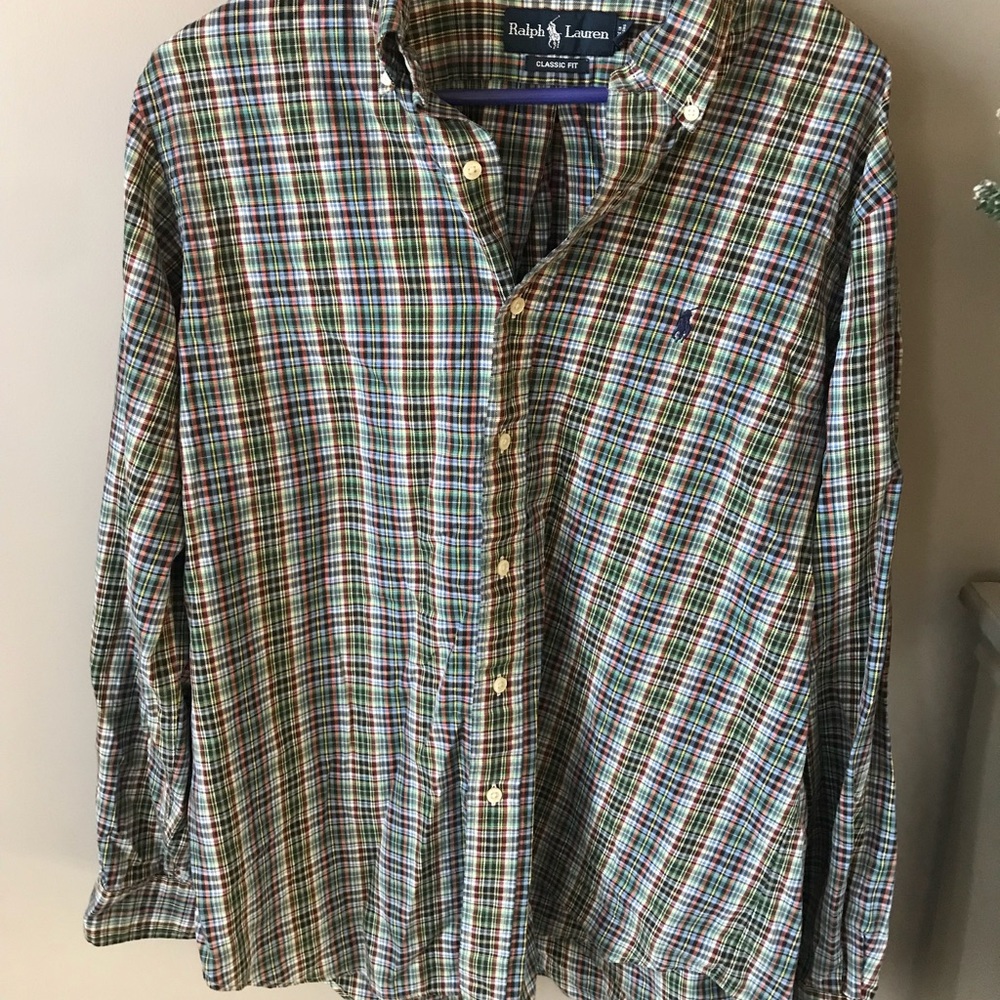 Ralph Lauren plaid dress shirt